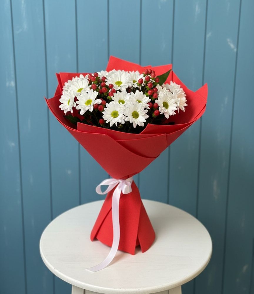 Букет цветов из: Хризантемы в Ворошнево