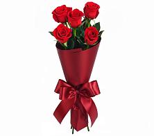 Букет 5 Красных роз Эдлесс Лав в Ворошнево