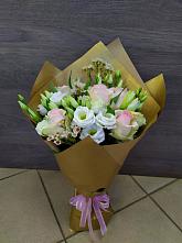 Букет цветов из:  Розы и Лизиантусы #REPLACE_PRED# Ворошнево