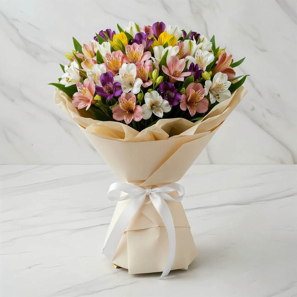 Букет цветов из: Альстромерии в Ворошнево