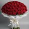 Букет 101 Красная роза Блэк Мэджик в Ворошнево