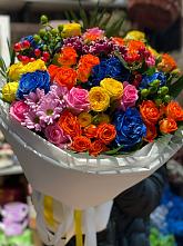 Букет цветов из:  Розы и Хризантемы #REPLACE_PRED# Ворошнево