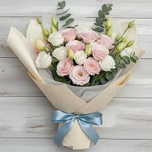 Букет цветов из:  Лизиантусы в Ворошнево