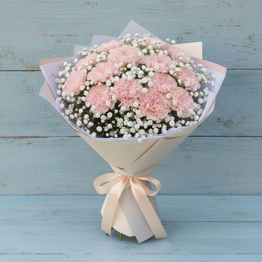 Букет цветов из: Гвоздики в Ворошнево