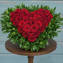 Цветочная композиция из Розы в виде сердца в Ворошнево