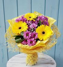 Букет цветов из:  Хризантемы и Герберы в Ворошнево