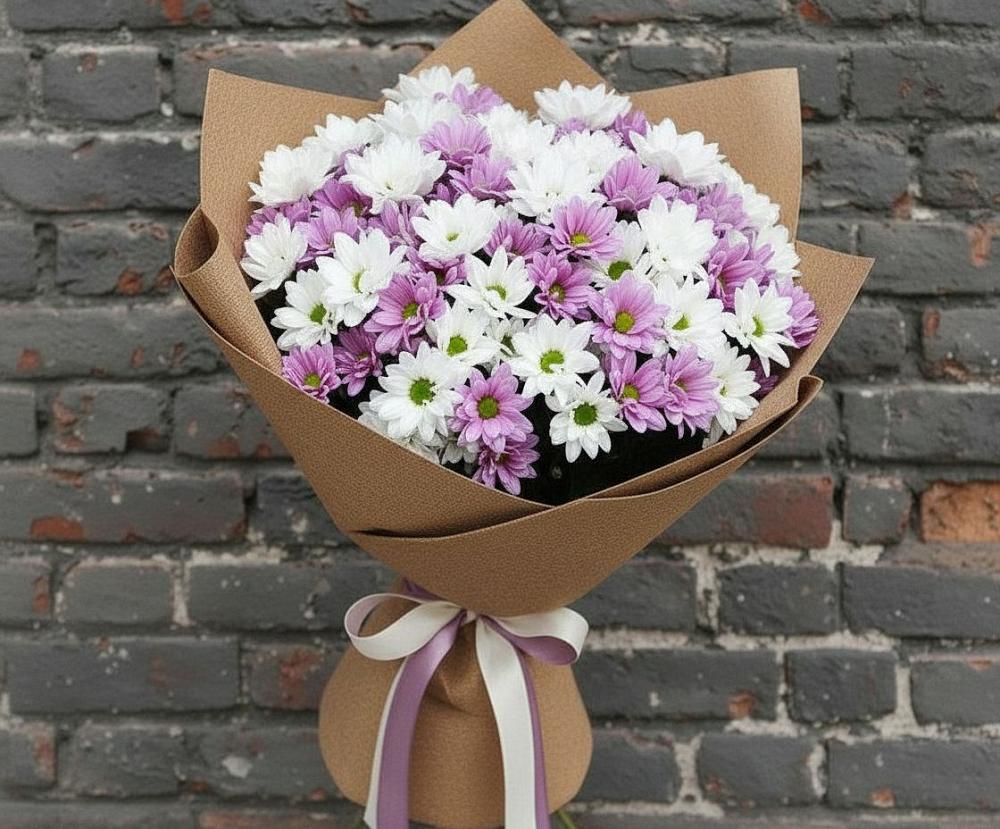 Букет цветов из: Хризантемы в Ворошнево