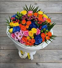 Букет цветов из:  Розы и Хризантемы #REPLACE_PRED# Ворошнево