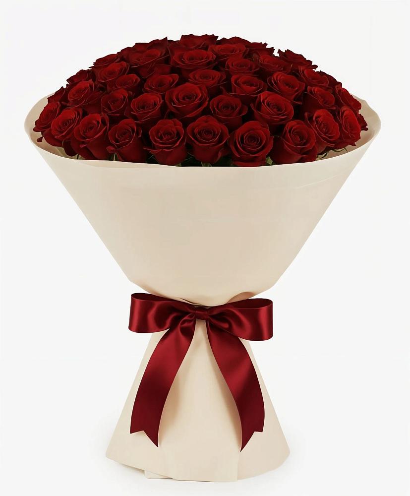 Букет 101 Бордовая роза Блэк Бакарра в Ворошнево