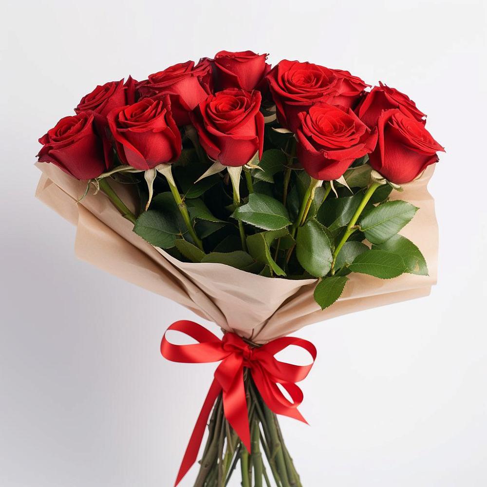 Букет 11 Красных роз Эдлесс Лав в Ворошнево