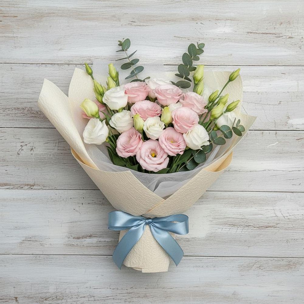 Букет цветов из: Лизиантусы в Ворошнево